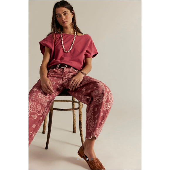 Free People Tops - NWOT Free People Ventura Tee Slouchy Oversized L